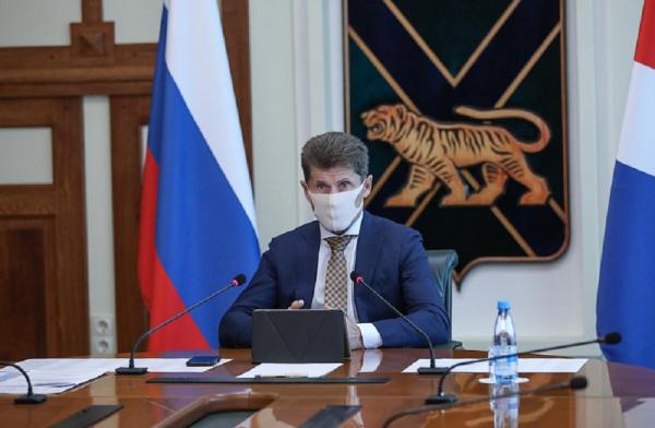 фото: primorsky.ru |  Губернатор Приморья ужесточил меры из-за коронавируса