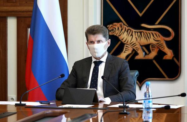 фото: primorsky.ru |  Мишустин расширил полномочия Кожемяко в борьбе с коронавирусом