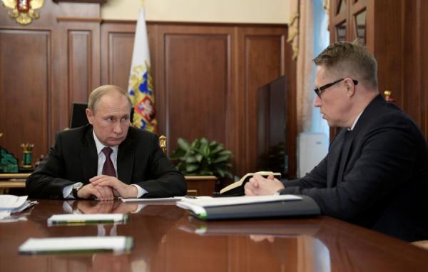 фото: kremlin.ru |  Глава Минздрава сделал странное предложение на совещании с Путиным