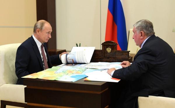 фото: kremlin.ru |  Как закаляется «Звезда». О чем глава «Роснефти» попросил Путина