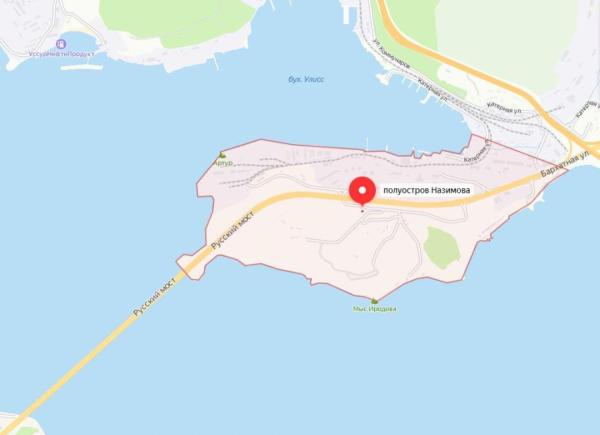 фото: яндекс.карта |  Рыбному олигарху отдали лакомое место на полуострове Назимова