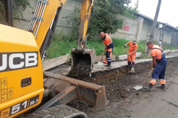 Фото: МБУ «Содержание городских территорий» |  Во Владивостоке продолжаются дорожные работы