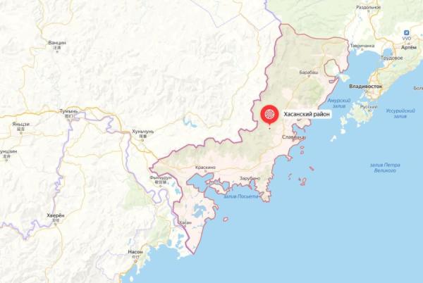 фото: скриншот с "Яндекс.Карты" |  Хасанский район могут преобразовать в муниципальный округ