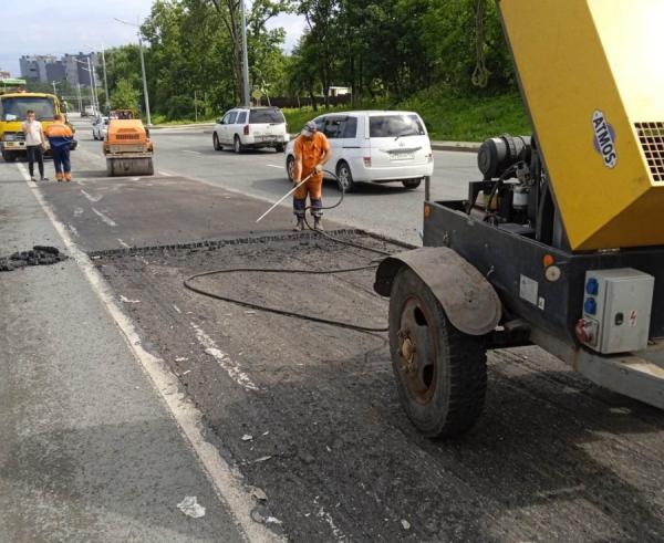 фото: vlc.ru |  Во Владивостоке завершили восстановительный дорожный ремонт одной из улиц