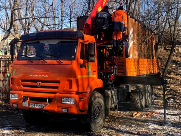 vlc.ru |  Незаконные гаражи демонтируют во Владивостоке