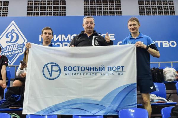 АО «Восточный Порт» |  Представители «Восточного Порта» стали победителями первенства Приморья по настольному теннису