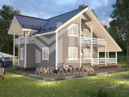 mirdomov.ru |  Каркасные дома со вторым светом: особенности