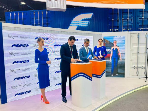Фото: пресс-служба FESCO |  FESCO представила современные логистические решения на ПМЭФ-2023