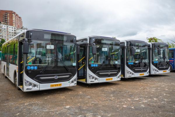 Администрация города Владивостока |  На маршрут № 17 во Владивостоке выйдут четыре новых автобуса