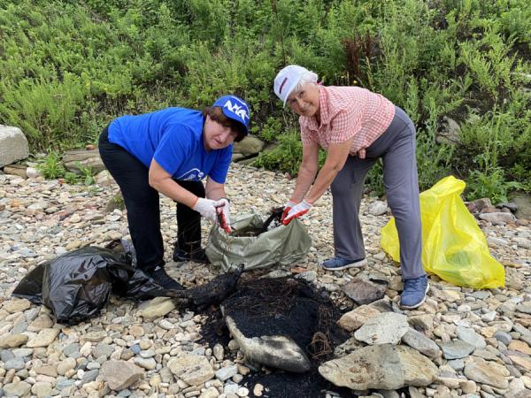 Администрация города Владивостока |  Экологическая акция: побережье поселка Рыбачьего очистили от мусора