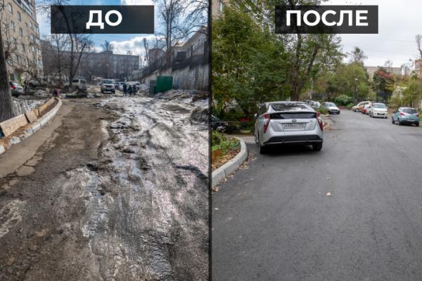 фото: Максим Долбнин / vlc.ru |  Два вида дорожных работ проводится в этом году во Владивостоке