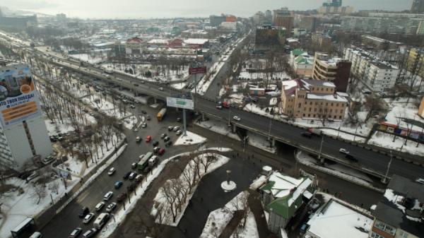 фото: vlc.ru |  Один из самых загруженных участков дорог Владивостока реконструируют
