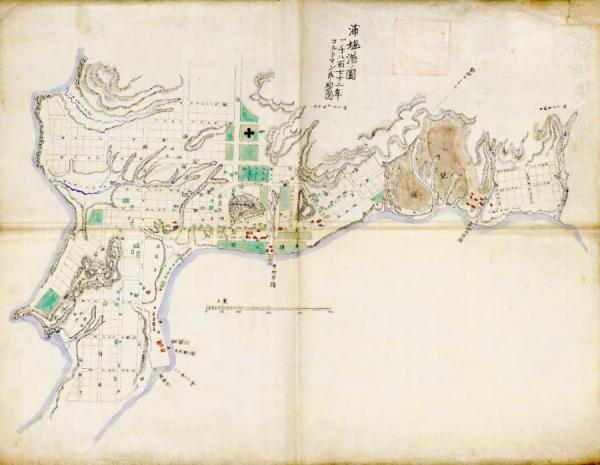 Карта Владивостока, 1872 г. Источник: из Картографического архива |  Как и чем жил Владивосток 150 лет назад