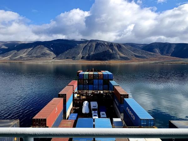 пресс-служба FESCO |  FESCO доставила на Чукотку рекордный объем грузов за один рейс