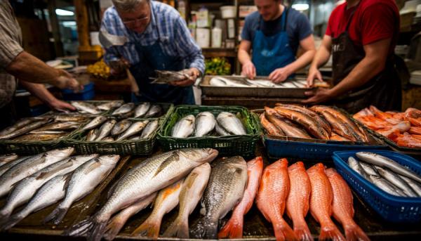 фото: KONKURENT.RU/Шедеврум |  Хау мач ис зэ фиш? На создание рыбной биржи отвели полтора года