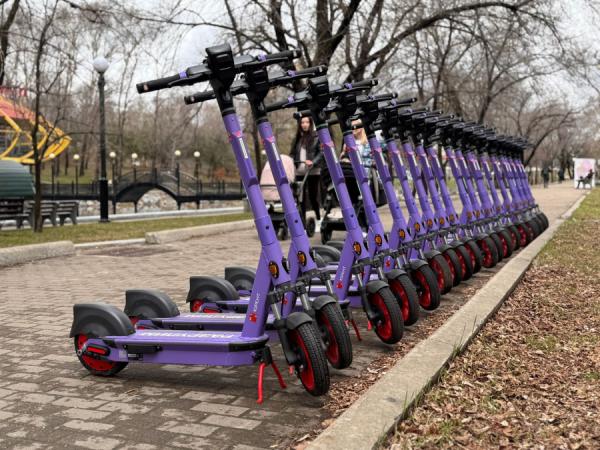 предоставлено МТС |  Больше двух миллионов километров проехали на самокатах жители Владивостока