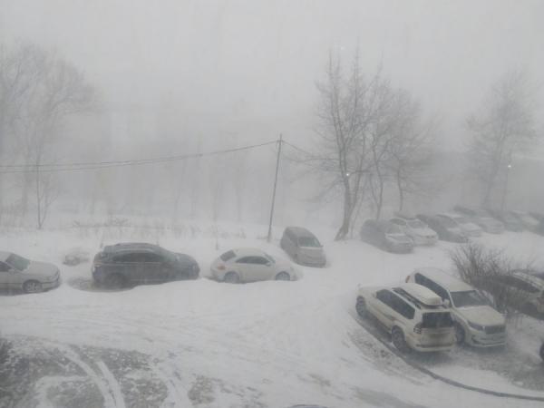 Вслед за Москвой замело и Владивосток