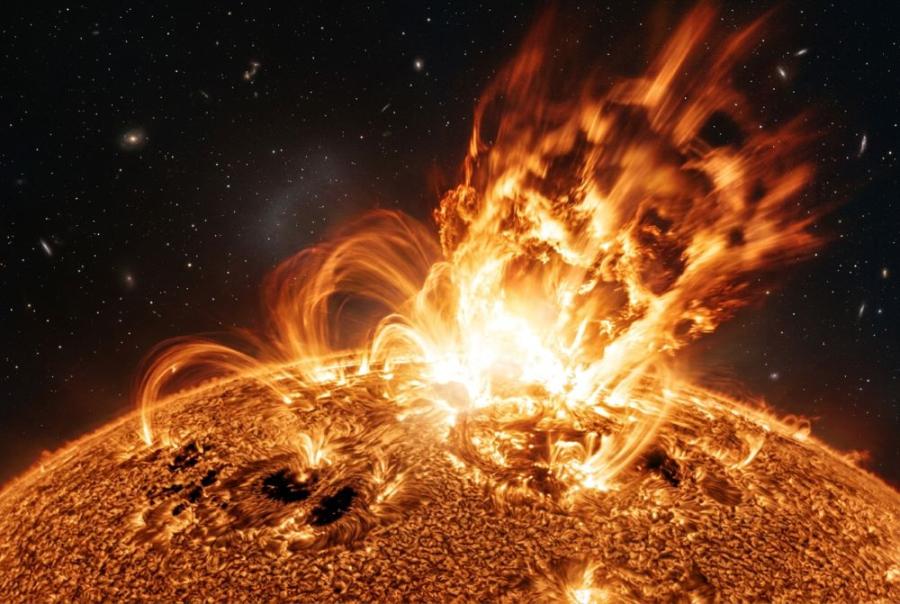 фото: платформа Jay Flow |  Крупная вспышка произошла на Солнце