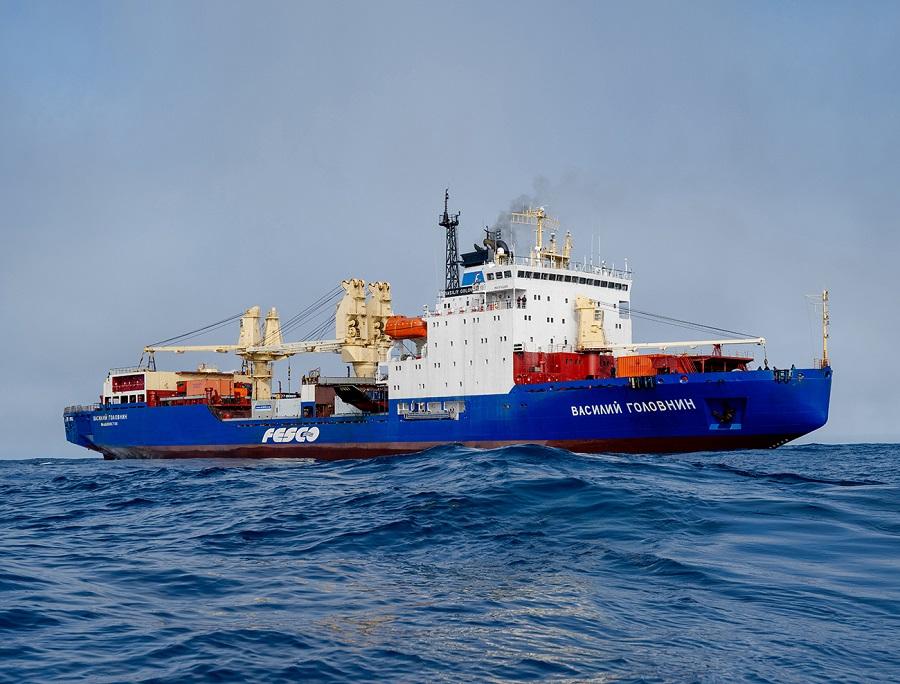 пресс-служба FESCO |  FESCO совершила восьмую экспедицию с индийскими учёными к берегам Антарктиды