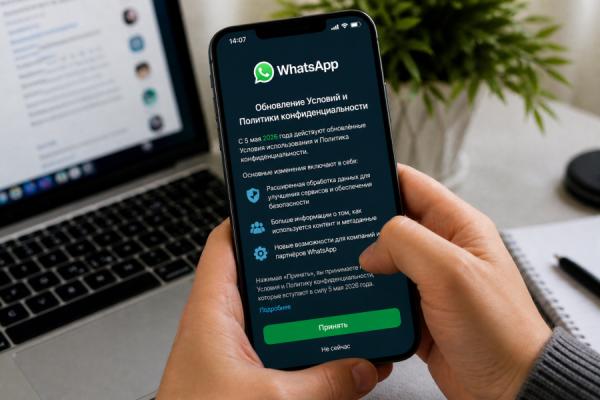 С 5 мая вводятся новые правила для тех, кто не удалил WhatsApp с телефона