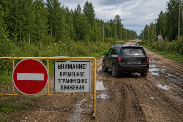 С июля вводятся новые правила при проезде по проселочным дорогам